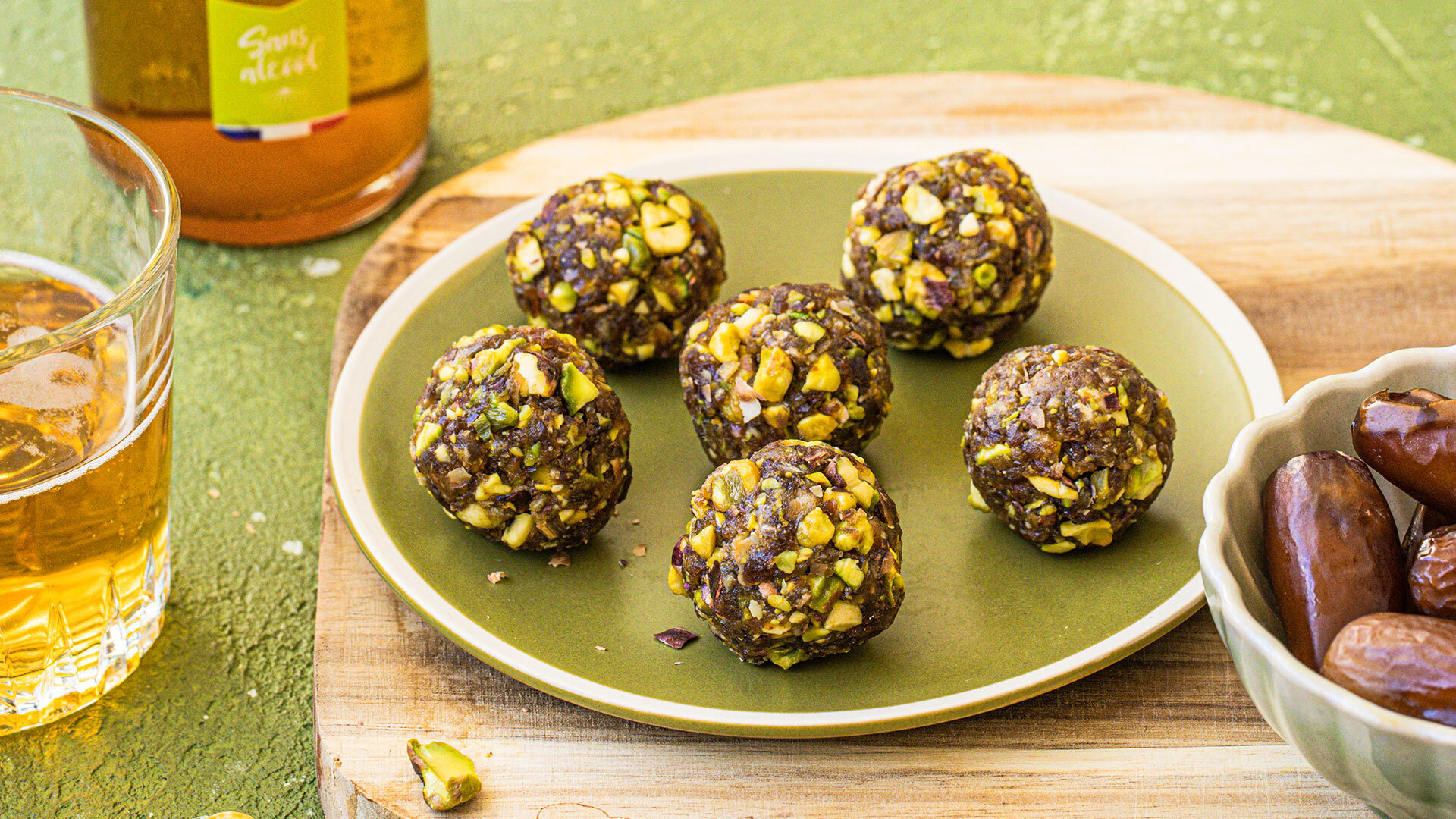 Energy balls pistache