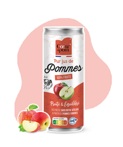 Pur Jus de Pommes - Canette alu 25cl